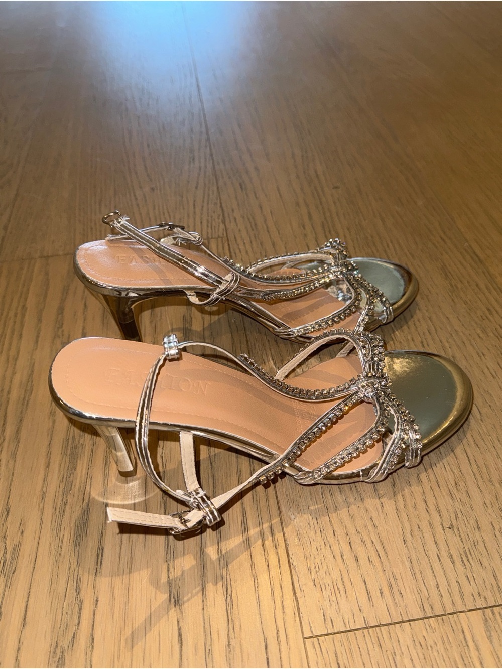 Crystal Slingback Heels